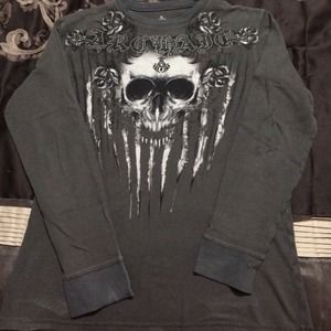 Archaic skull long sleeve shirt (Men's)