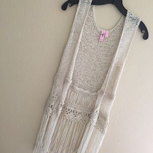 Boho Cream Vest Top