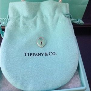 Authentic Tiffany's lock pendant