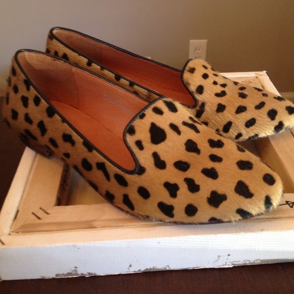 NEW IN BOX! Madewell Teddy Loafer Calf Hair 6.5