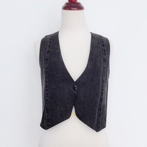 Urban Outfitters urban renewal D.A.R.E. denim vest
