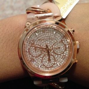 Michael Kors rose gold camille twist