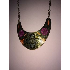 Gold Metallic Necklace