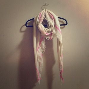 Cute Nude and Pink Scarf!