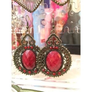 Stunning Red Earrings