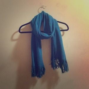 Cute Teal Fleece Scarf!