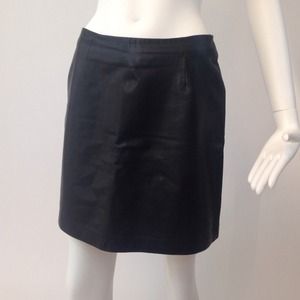 Cache Leather Skirt