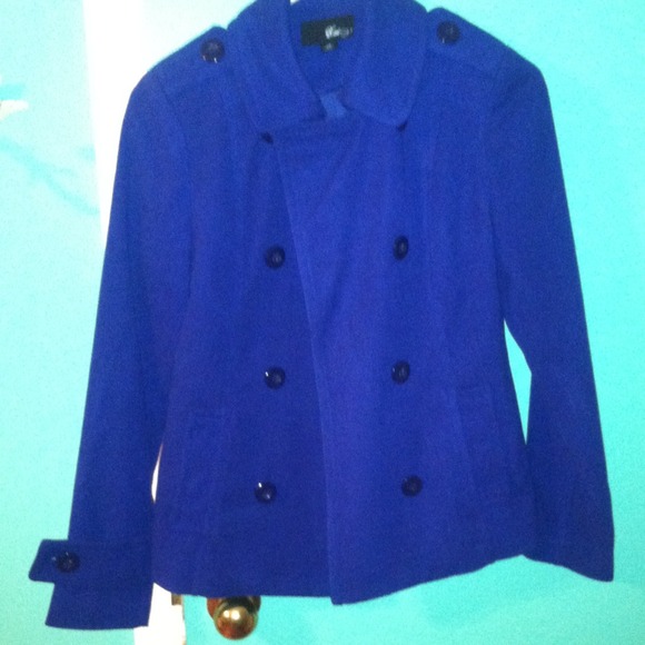 Navy blue pea coat!