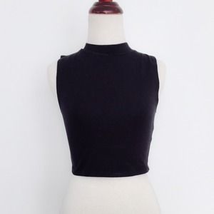 NWT Forever 21 crop mock turtleneck