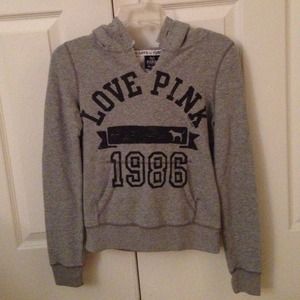 VS PINK Grey Hoodie