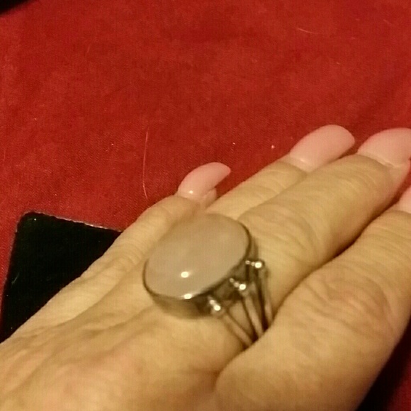 Pink stone ring