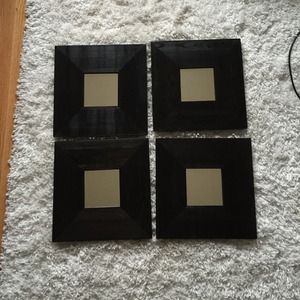 Set of 4 wall mirror decorations NEW