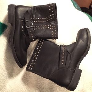 Studded boots