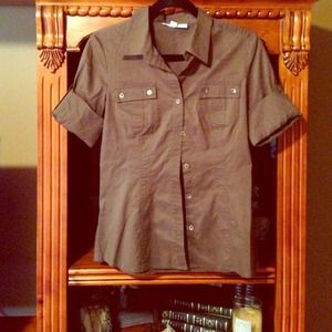 NWOT Calvin Klein button up top.