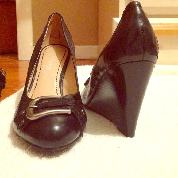 Nine West Shoes - Nine West Black Wedges