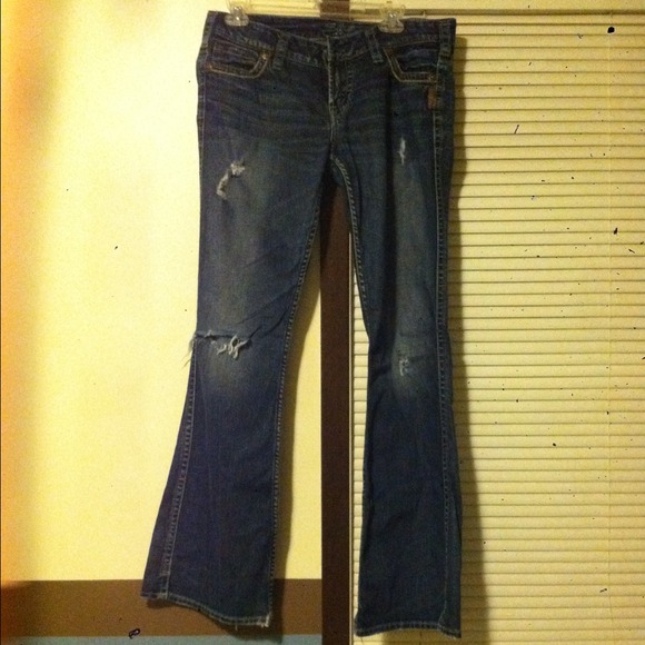 Silver jeans