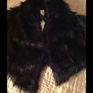 Faux fur jacket