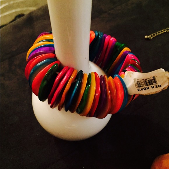 Multi-Colored Shell Bracelets - Picture 2 of 3