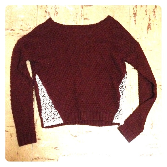 Burgundy Sweater
