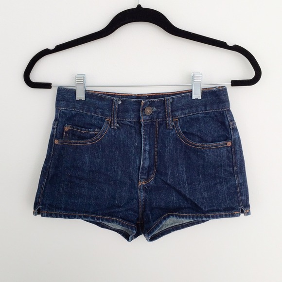 Abercrombie high waisted denim shorts