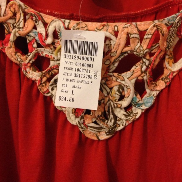 SOLD! Burnt Orange Dress - Picture 3 of 4