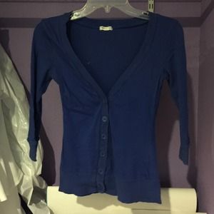 Blue Cardigan