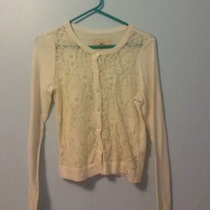 💫lace hollister button up