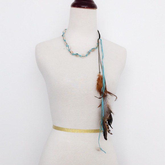 [RSVP for @cityofgods] UO leather feather headband