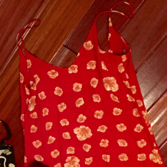 brandy melville red dress
