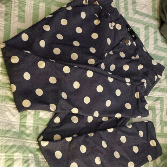 Polka Dot Cigarette Pants