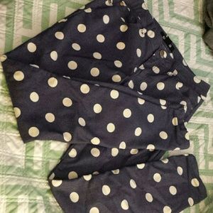 Polka Dot Cigarette Pants