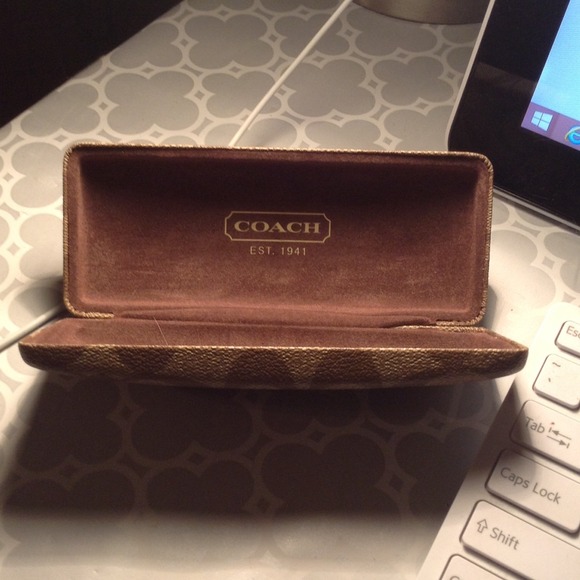 Coach glasses case