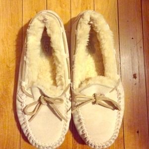Light Pink Ugg Moccasins