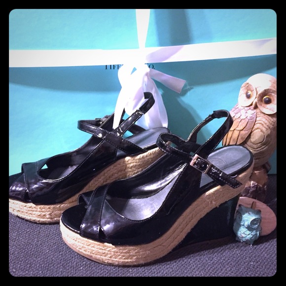 Black Jessica Simpson wedges
