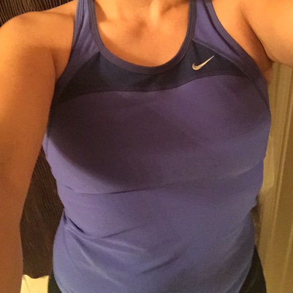 Nike tank.... Blue/purple