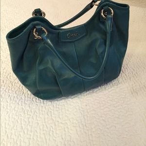 Coach purse - Teal green