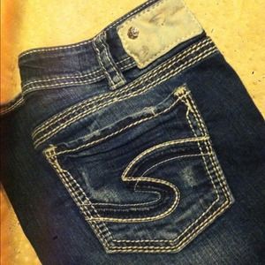 Silver jeans