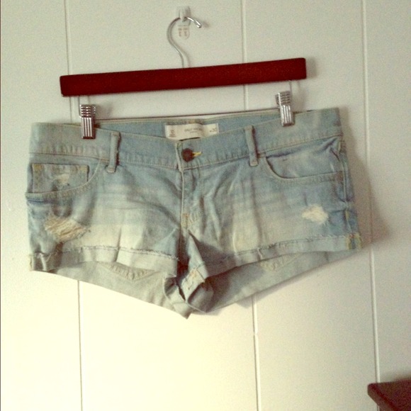 Denim shorts