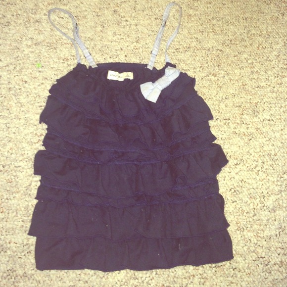 Abercrombie kids size large ruffle tank top - Picture 1 of 2