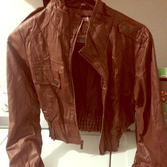 Dollhouse leather jacket