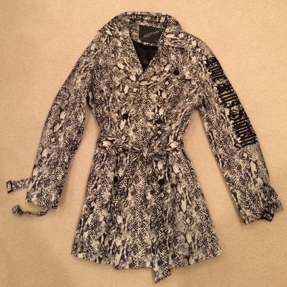 Black & White Ed Hardy Jacket