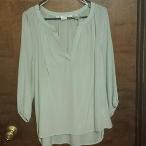 Mint green blouse worn once