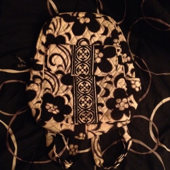 Black&white Vera Bradley backpack
