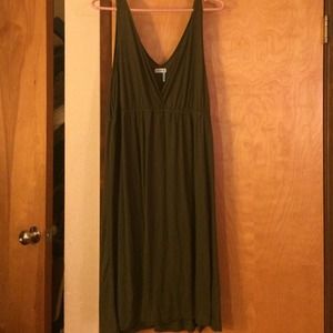 olive green dress