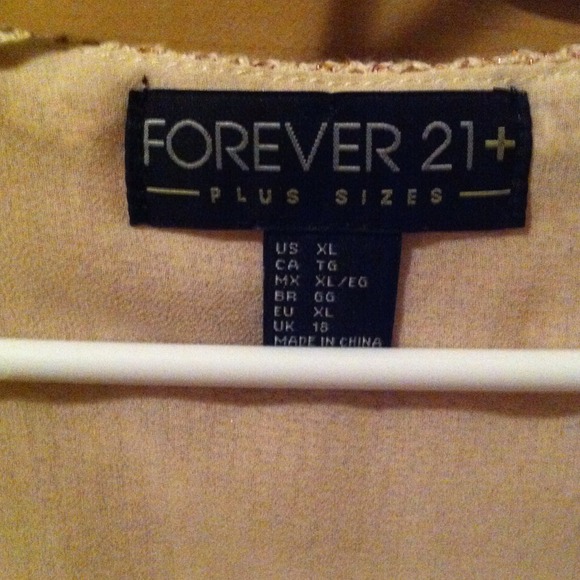 ✨Copper and cream sweater w/ sheer inset!✨ - Picture 2 of 3