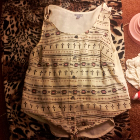 Charlotte russe cross tank