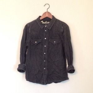 Cool Madewell western chambray!