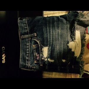 Hollister ripped short shorts