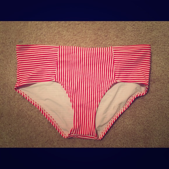 High waisted bathing suit bottoms