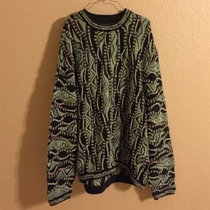 Coogi Knit Sweater in Green